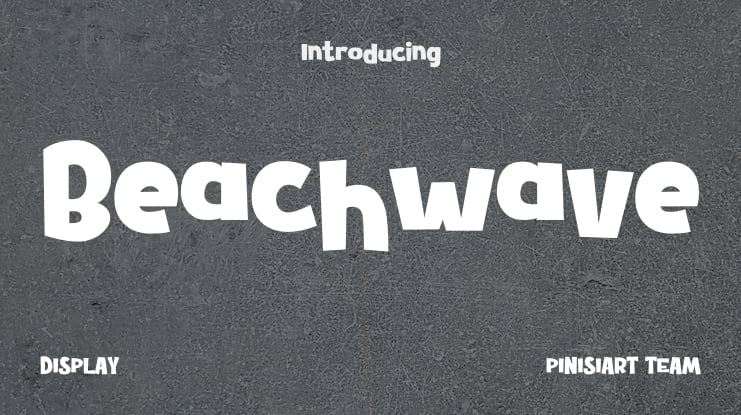 Beachwave Font