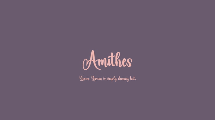 Amithes Font
