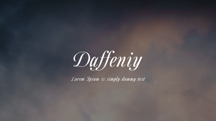 Daffeniy Font