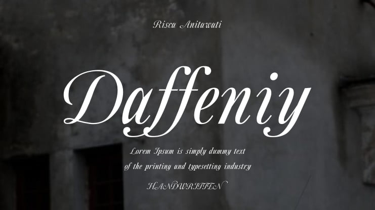 Daffeniy Font