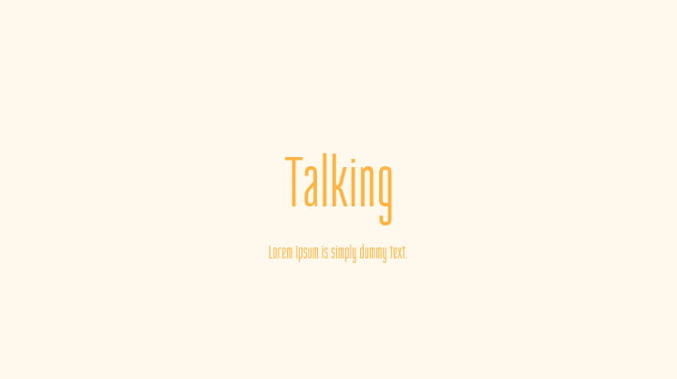 Talking Font