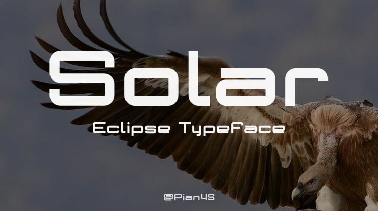 Solar Eclipse Font