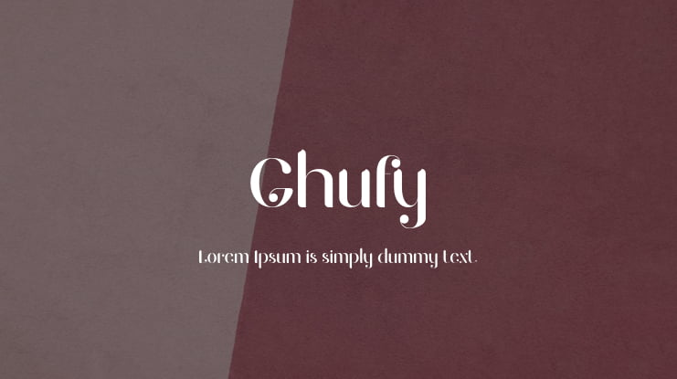 Ghufy Font