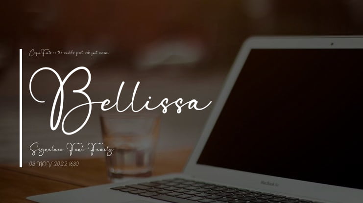 Bellissa Signature Font