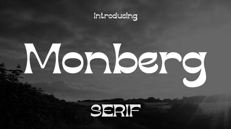 Monberg Font