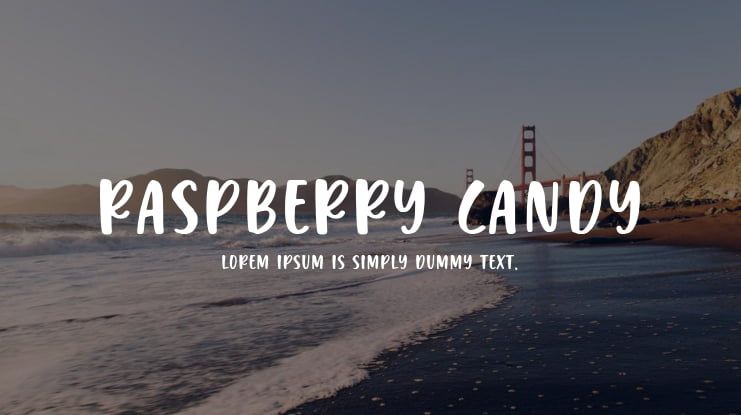 Raspberry Candy Font