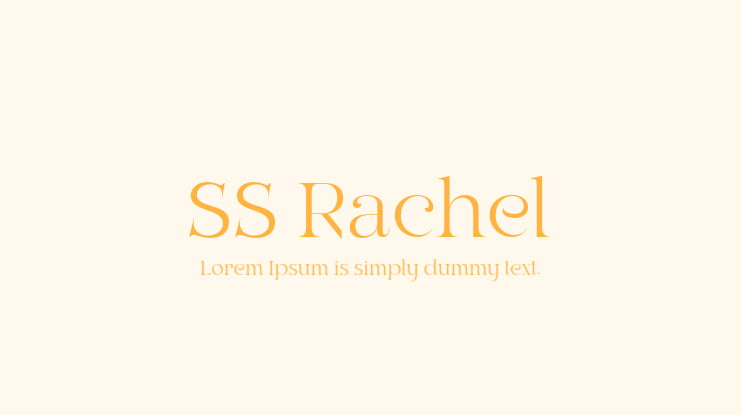 SS Rachel Font