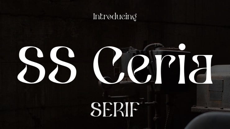 SS Ceria Font