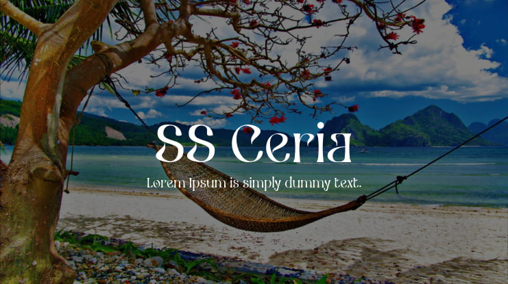 SS Ceria Font