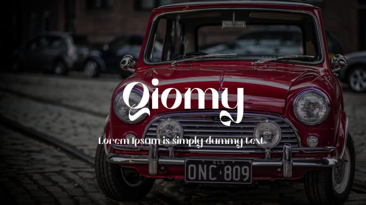 Qiomy Font