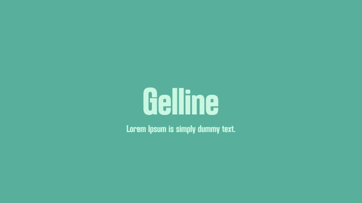 Gelline Font