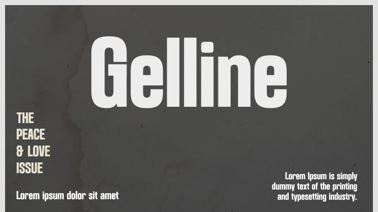 Gelline Font