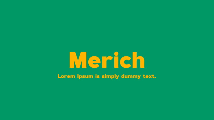 Merich Font