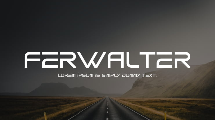 Ferwalter Font