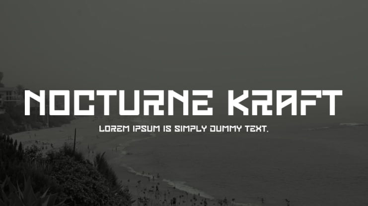 Nocturne Kraft Font