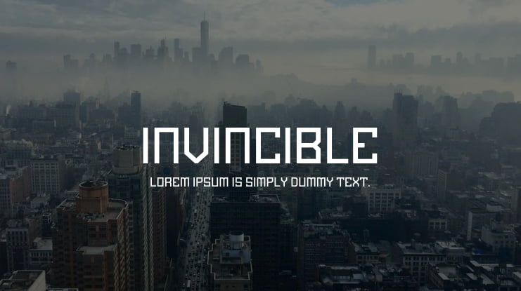 Invincible Font