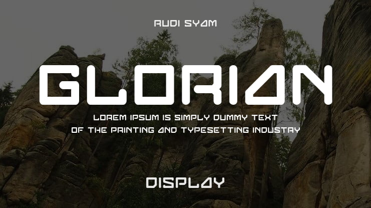 Glorian Font