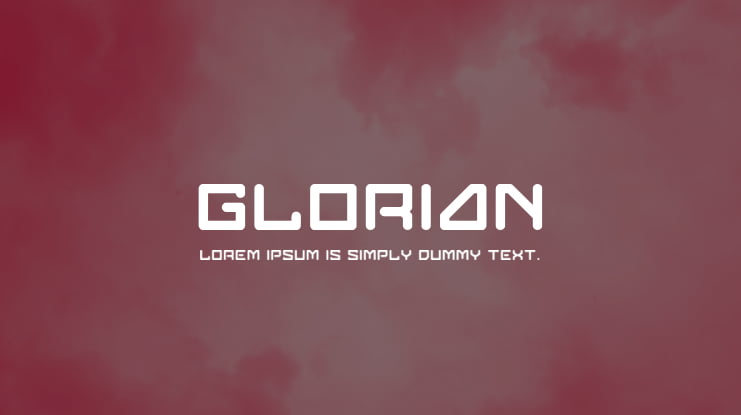 Glorian Font