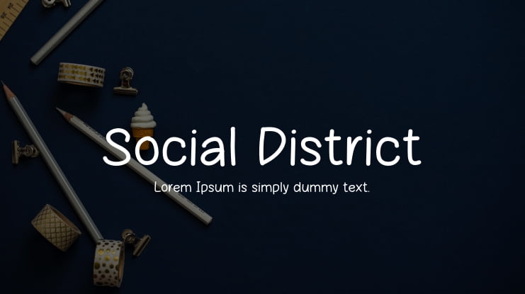 Social District Font