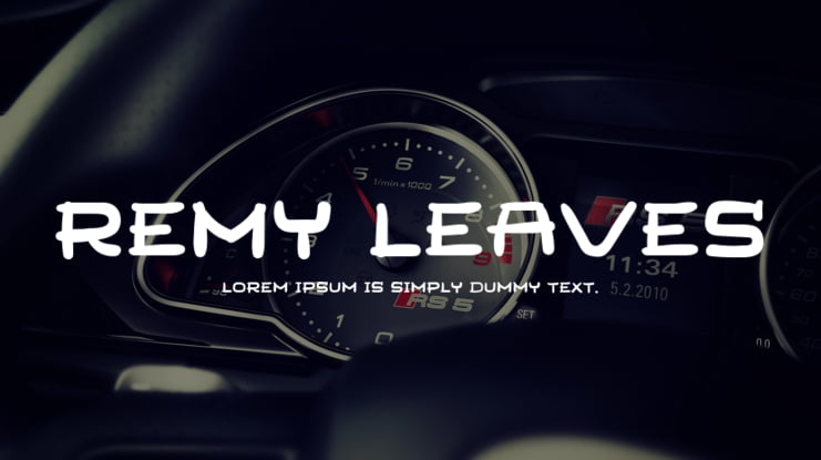 Remy Leaves Font