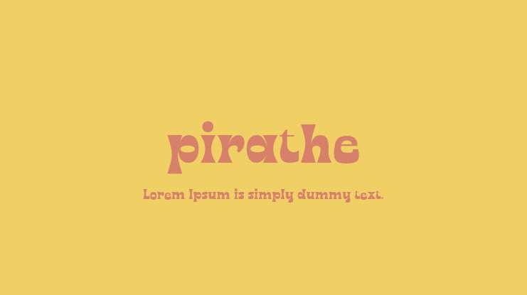 pirathe Font