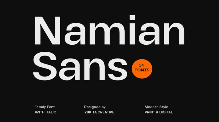 Namian Font Family