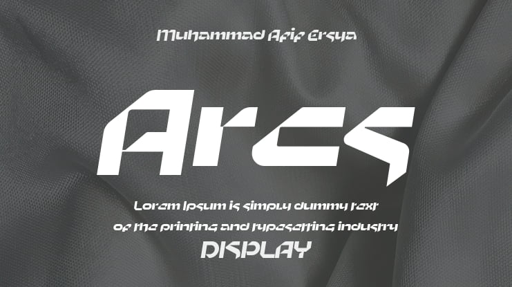 Arcs Font