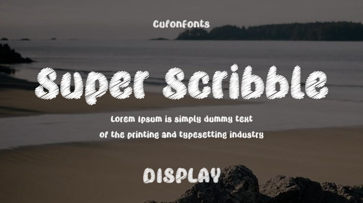 Super Scribble Font