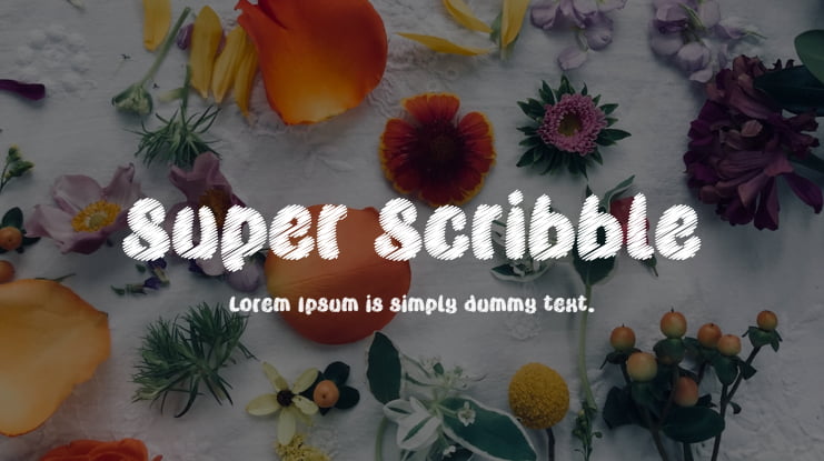 Super Scribble Font