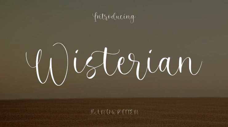 Wisterian Font