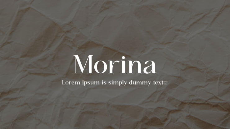 Morina Font