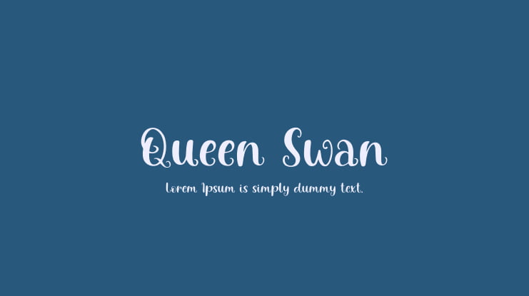 Queen Swan Font