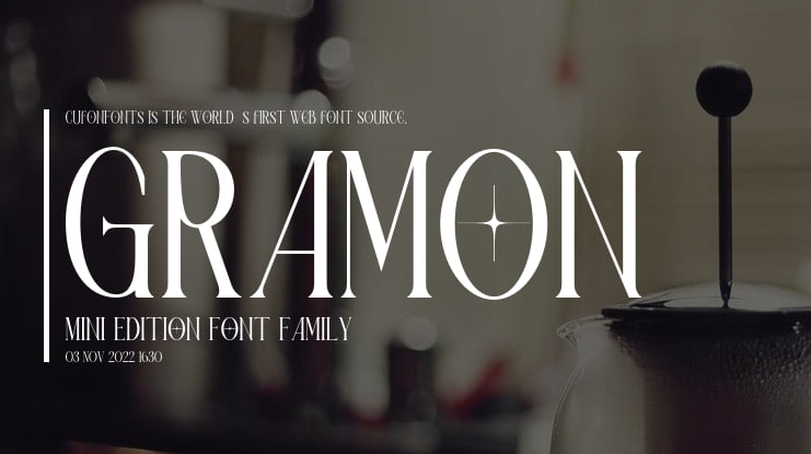 Gramon Mini Edition Font