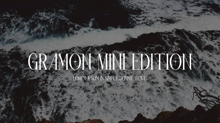 Gramon Mini Edition Font