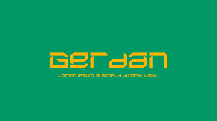 Gerdan Font