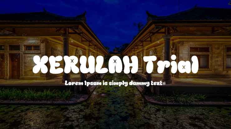 XERULAH Trial Font