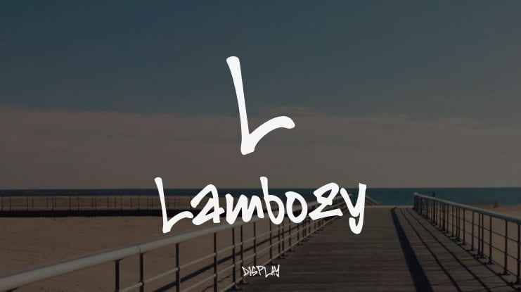 L Lambozy Font