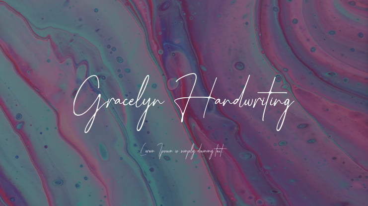 Gracelyn Handwriting Font