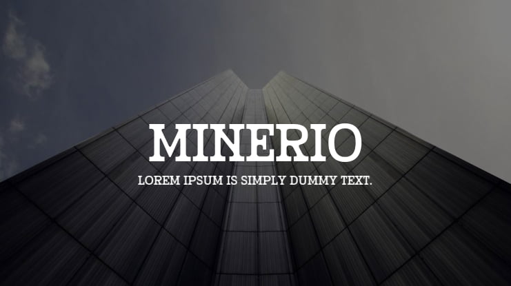 Minerio Font