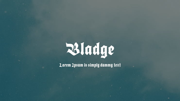 Bladge Font