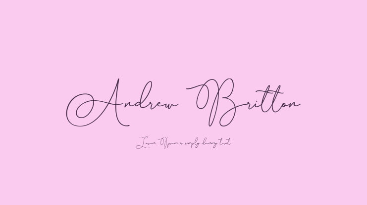 Andrew Britton Font
