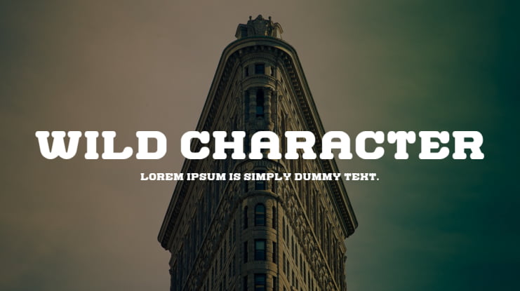 Wild Character Font