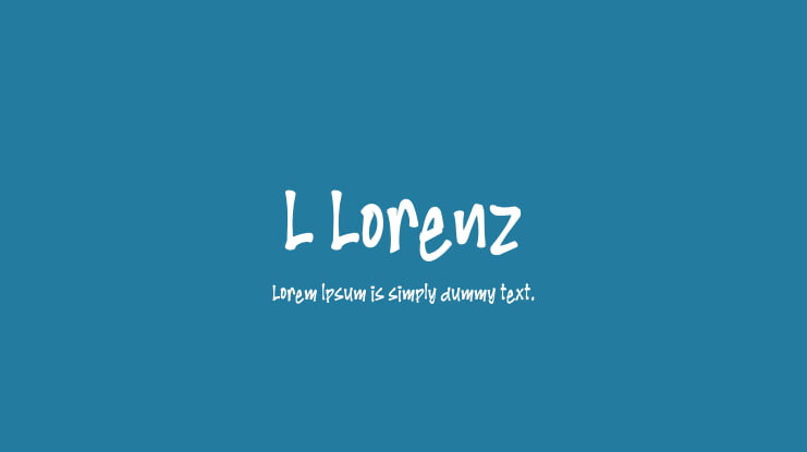 L Lorenz Font