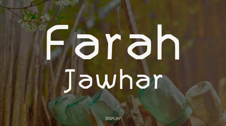 Farah Jawhar Font