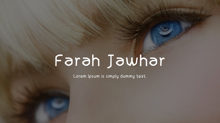 Farah Jawhar Font