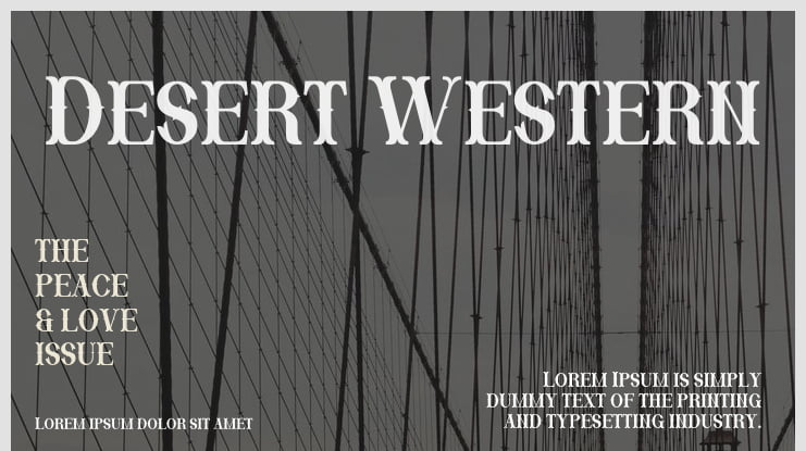 Desert Western Font