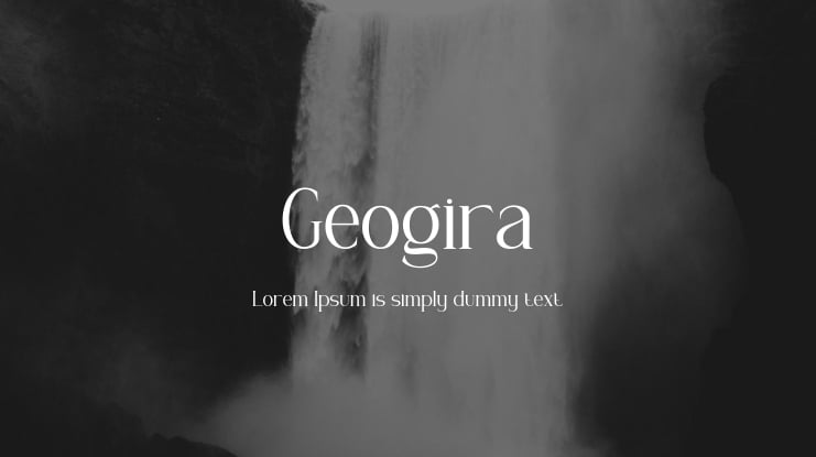 Geogira Font