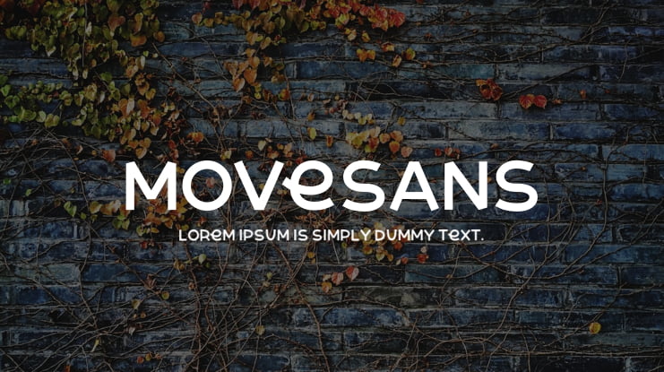 MoveSans Font Family