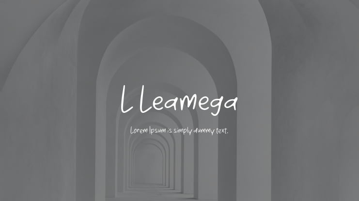 L Leamega Font