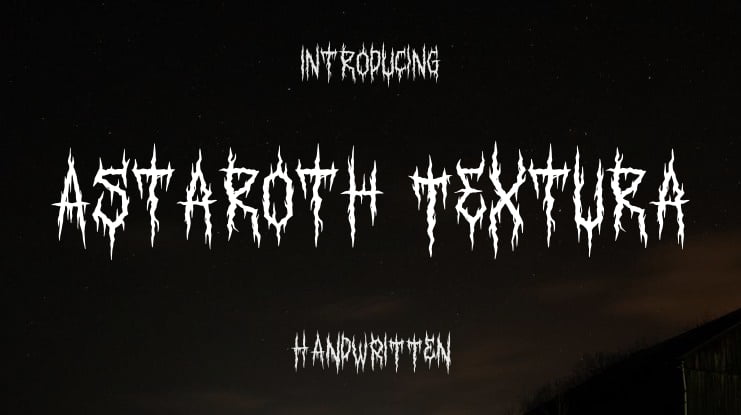 Astaroth Textura Font